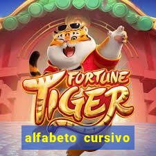 alfabeto cursivo para treinar caligrafia